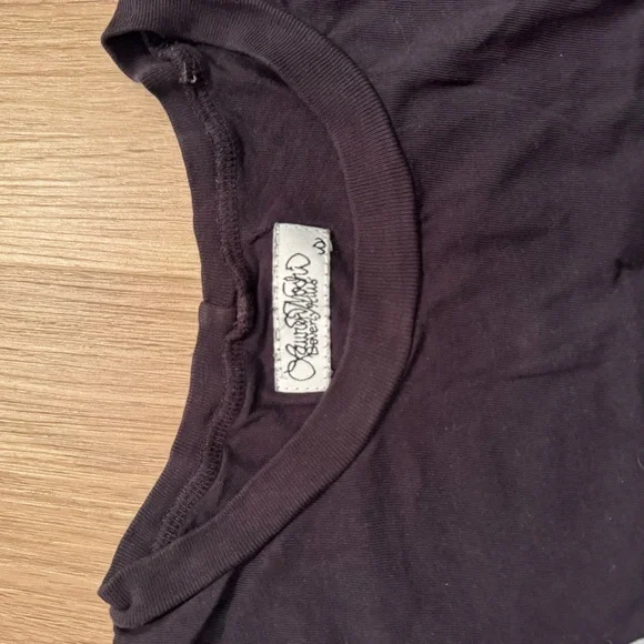 Lauren Moshi Black Tee aloha palm tree - Picture 2 of 3